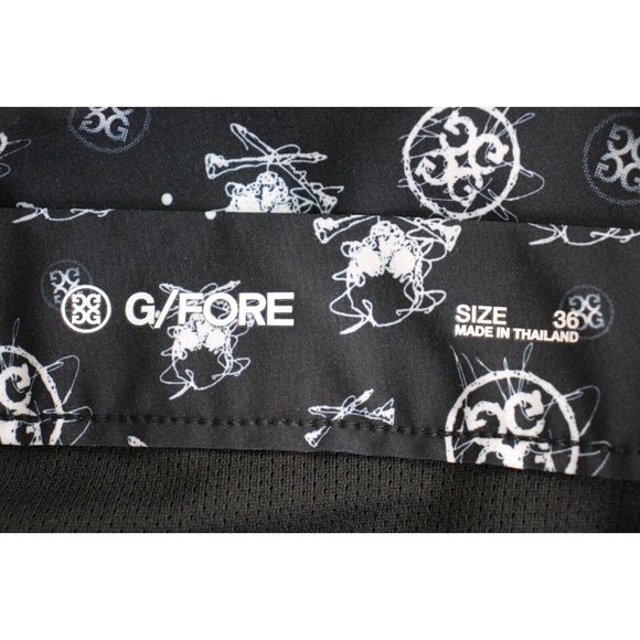 G/Fore Men 36 x 9.5 Maverick Hybrid Skulls Printed Golf Performance Shorts G1079 - Picture 4 of 5